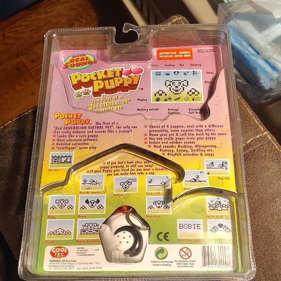 Pocket Puppy Interactive Virtual Pet Toy - White - Picture 2 of 2